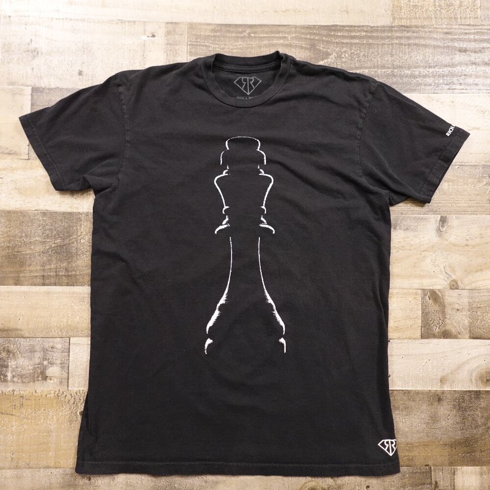 Rich & Rotten Chess King Graphic‎ T-Shirt Men’s Tagged XXL Black Streetwear Tee